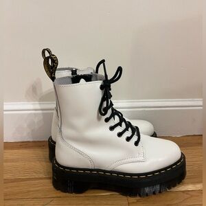 Authentic Dr. Martens White Jadons US 7/EU 38 Platform Combat Boot